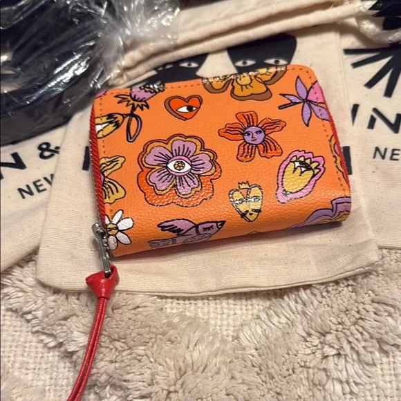 Min&Mon anastasio mini handbag w/matching embroidered strap,wallet,keychain - Picture 11 of 15